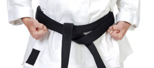 Martial arts black belt